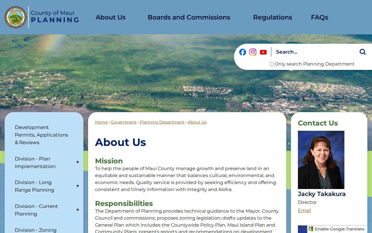 Maui Planning and GIS resources for Kihei neighborhood context